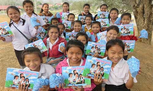 Girls Hygiene in Laos and Vietnam