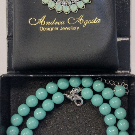 Sophia Necklace and pendant - Jade colour
